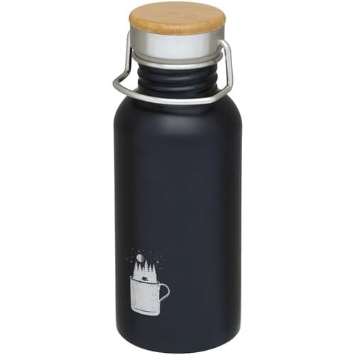 Thor 550 ml einwandige Trinkflasche aus recyceltem Edelstahl