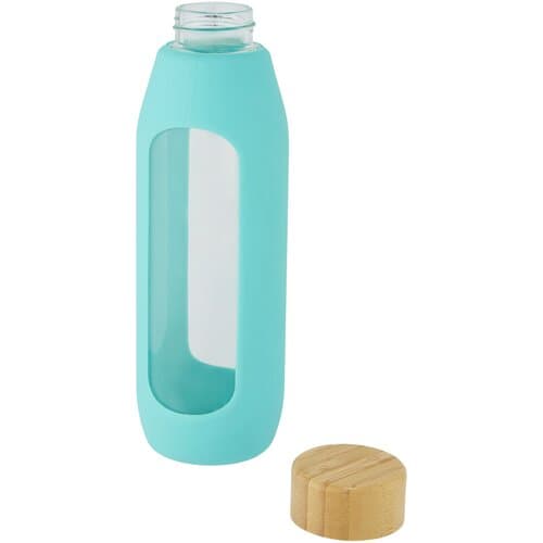 Tidan 600 ml Flasche aus Borosilikatglas mit Silikongriff
