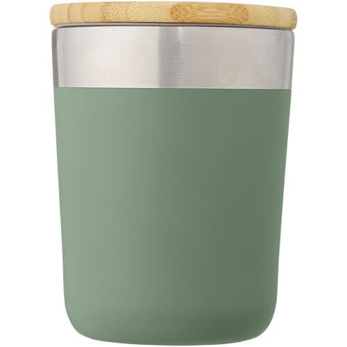 Lagan 330 ml Kupfer-Vakuum Isolierbecher mit Bambusdeckel