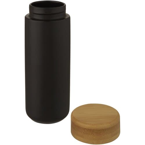 Lumi 300 ml Keramikbecher mit Bambusdeckel