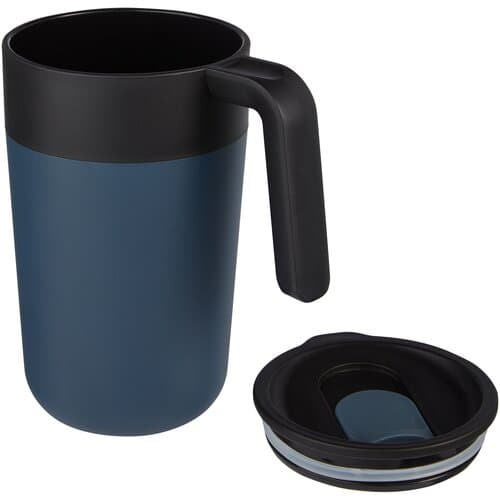 Nordia 400 ml doppelwandiger Becher aus Recyclingmaterial