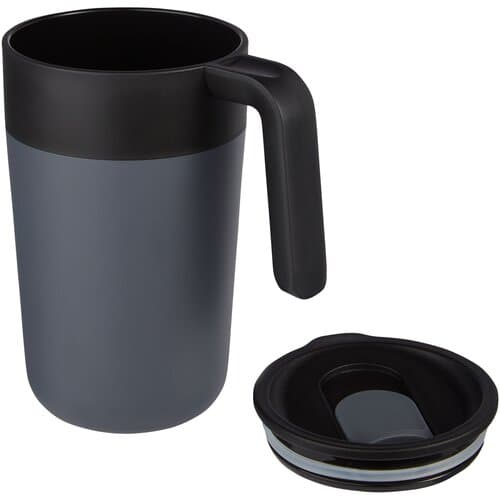 Nordia 400 ml doppelwandiger Becher aus Recyclingmaterial