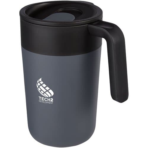 Nordia 400 ml doppelwandiger Becher aus Recyclingmaterial