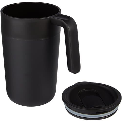 Nordia 400 ml doppelwandiger Becher aus Recyclingmaterial