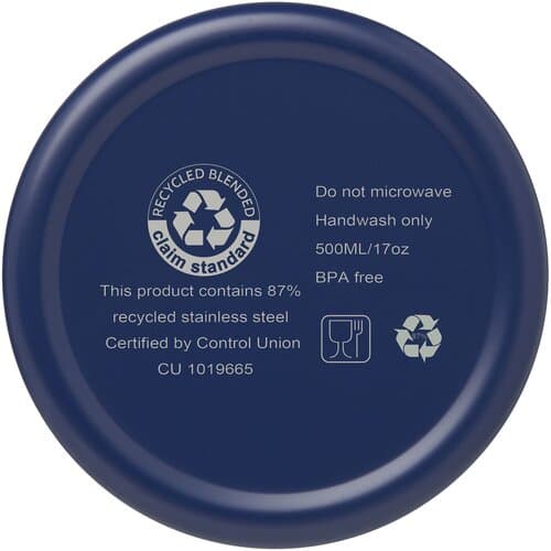 Vasa RCS-zertifizierte Kupfer-Vakuum Isolierflasche aus recyceltem Edelstahl, 500 ml