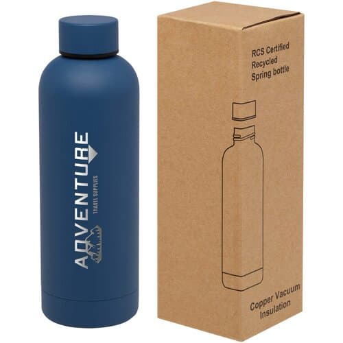 Spring 500 ml RCS-zertifizierte Kupfer-Vakuum Isolierflasche aus recyceltem Edelstahl
