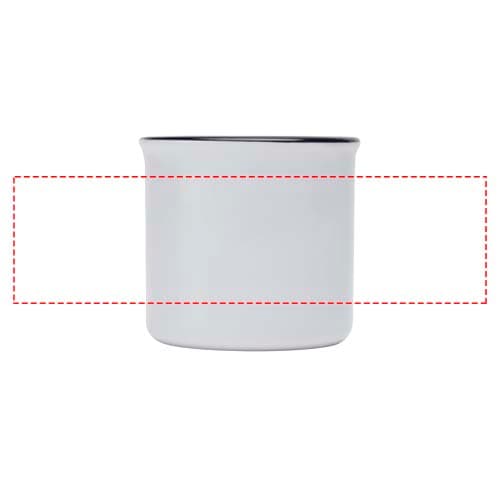 Bari 240 ml Sublimation Keramiktasse – Druckbeispiel Sublimation Tassen, Vollfarbig, 185 x 50 mm - rundum