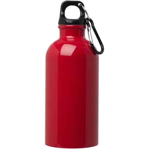 Oregon 400 ml RCS-zertifizierte, einwandige Trinkflasche aus Edelstahl mit Karabinerhaken