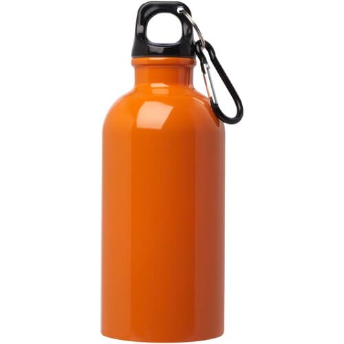 Oregon 400 ml RCS-zertifizierte, einwandige Trinkflasche aus Edelstahl mit Karabinerhaken