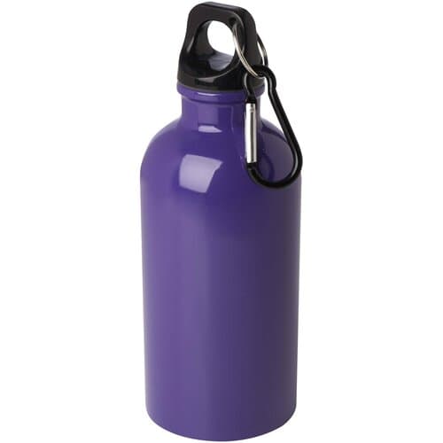 Oregon 400 ml RCS-zertifizierte, einwandige Trinkflasche aus Edelstahl mit Karabinerhaken
