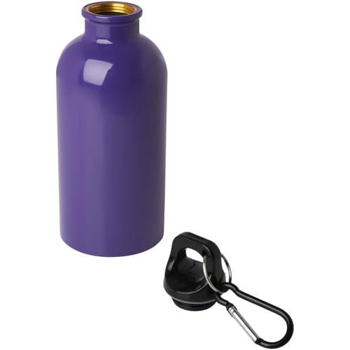 Oregon 400 ml RCS-zertifizierte, einwandige Trinkflasche aus Edelstahl mit Karabinerhaken