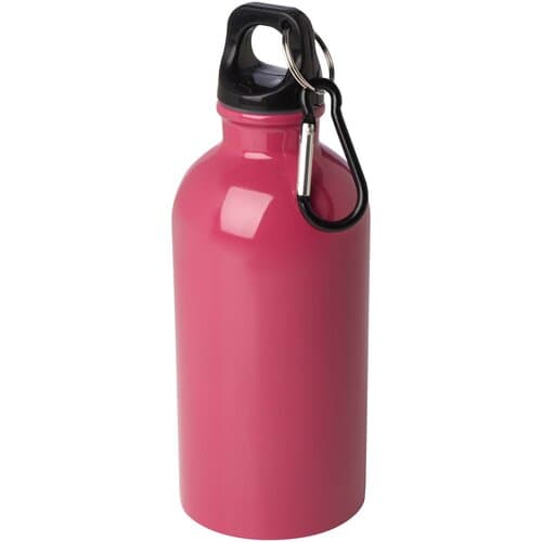 Oregon 400 ml RCS-zertifizierte, einwandige Trinkflasche aus Edelstahl mit Karabinerhaken