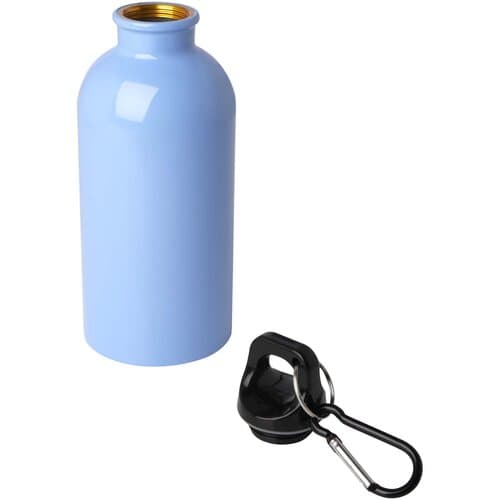 Oregon 400 ml RCS-zertifizierte, einwandige Trinkflasche aus Edelstahl mit Karabinerhaken
