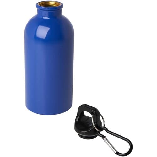 Oregon 400 ml RCS-zertifizierte, einwandige Trinkflasche aus Edelstahl mit Karabinerhaken