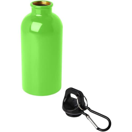 Oregon 400 ml RCS-zertifizierte, einwandige Trinkflasche aus Edelstahl mit Karabinerhaken