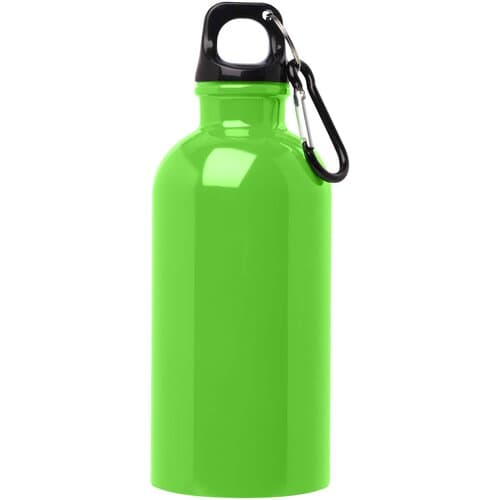 Oregon 400 ml RCS-zertifizierte, einwandige Trinkflasche aus Edelstahl mit Karabinerhaken