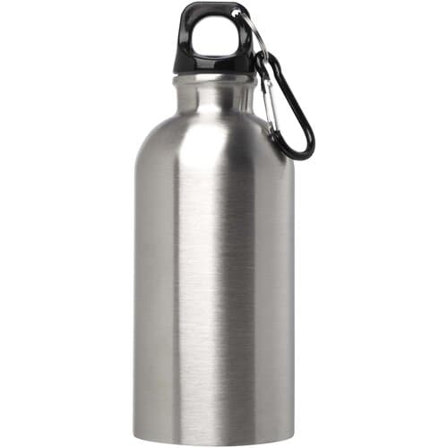 Oregon 400 ml RCS-zertifizierte, einwandige Trinkflasche aus Edelstahl mit Karabinerhaken