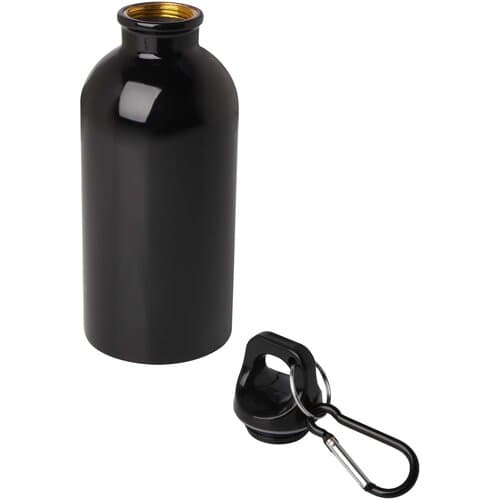 Oregon 400 ml RCS-zertifizierte, einwandige Trinkflasche aus Edelstahl mit Karabinerhaken