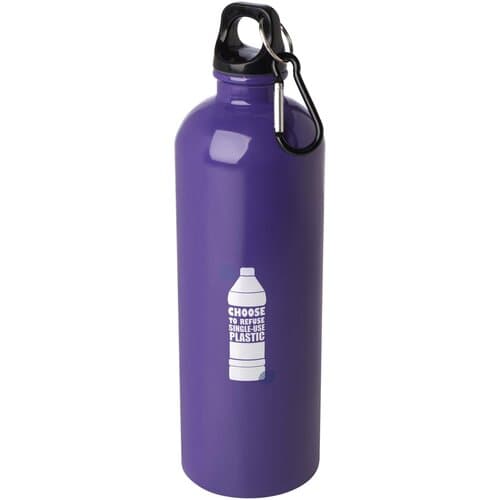 Oregon 750 ml RCS-zertifizierte, einwandige Trinkflasche aus Edelstahl mit Karabinerhaken