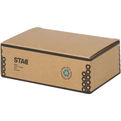 Octo 8-in-1 Schraubenzieher-Set aus recyceltem RCS Kunststoff mit Taschenlampe