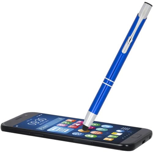 Moneta Kugelschreiber mit Metall Touchpen (blaue Mine)