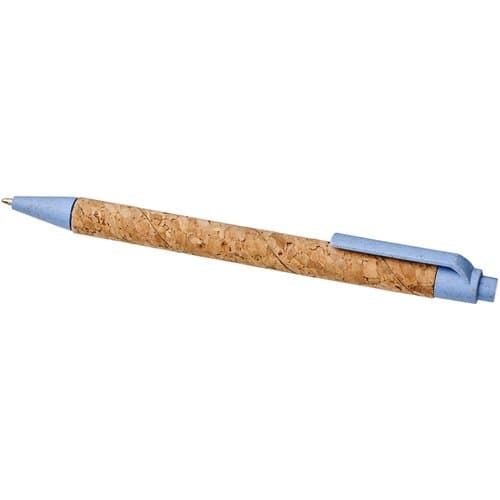 Midar Kugelschreiber aus Kork und Weizenstroh (schwarze Mine)