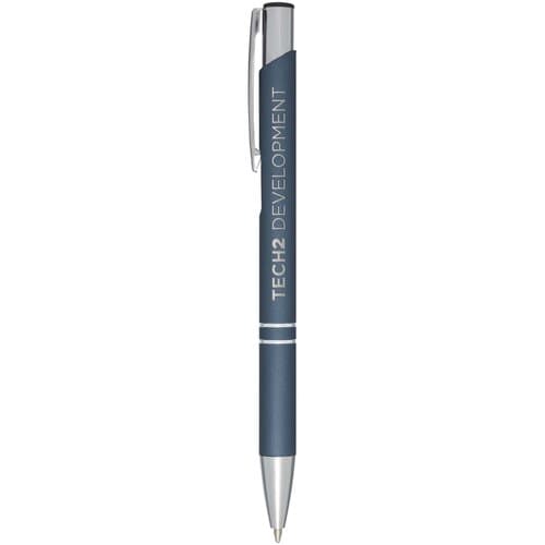 Moneta Soft Touch Druckkugelschreiber (schwarze Mine)