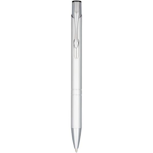Moneta Druckkugelschreiber aus eloxiertem Aluminium (schwarze Mine)