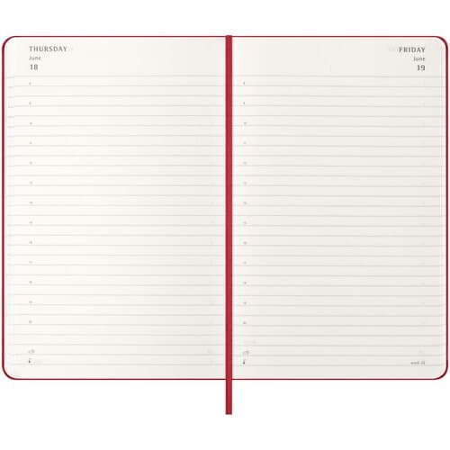 Moleskine Hardcover 12 Monate Tageskalender