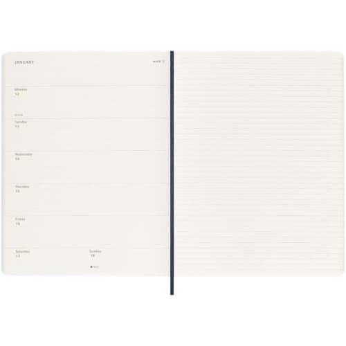 Moleskine Softcover 12 Monate Wochenkalender XL