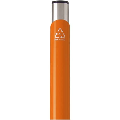 Moneta Kugelschreiber aus recyceltem Aluminium (schwarze Mine)