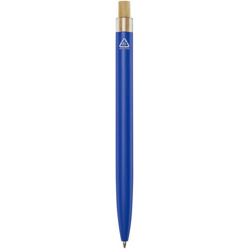 Nooshin Kugelschreiber aus recyceltem Aluminium (blaue Mine)
