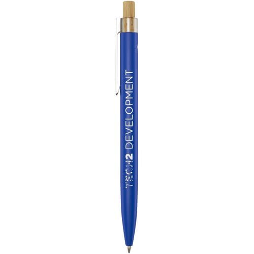 Nooshin Kugelschreiber aus recyceltem Aluminium (blaue Mine)