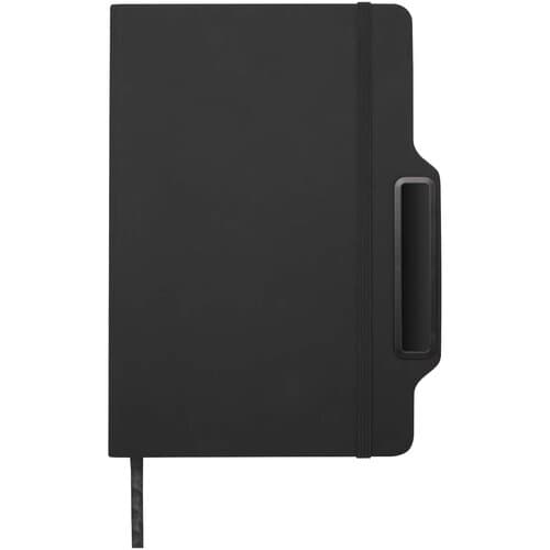 Nexus A5 Hardcover Notizbuch mit Kugelschreiber und Bleistiftset (schwarze Mine)