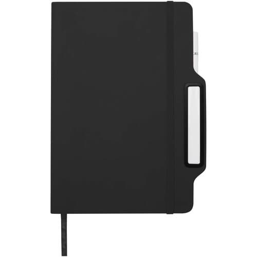 Nexus A5 Hardcover Notizbuch mit Kugelschreiber und Bleistiftset (schwarze Mine)