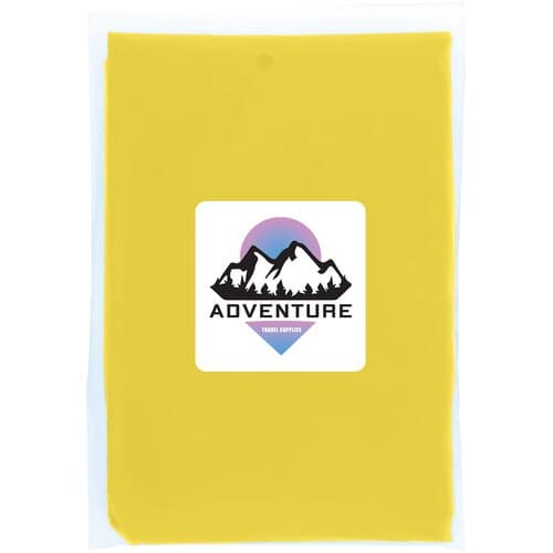 Mayan Regenponcho mit Aufbewahrungstasche aus recyceltem Kunststoff