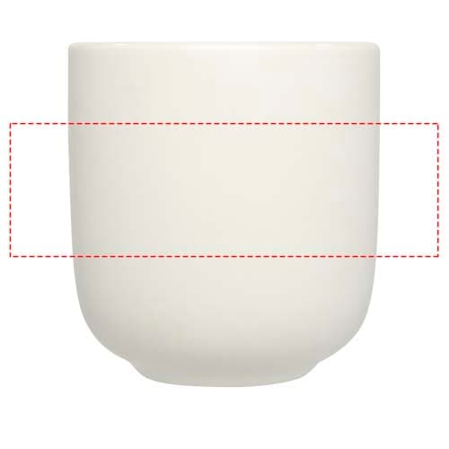 Male Espressotassen 4-teilig 90 ml – Druckbeispiel Siebdruck, 1-farbig, 80 x 25 mm - 1. Becher