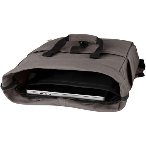 Joey 15" GRS Rolltop Laptoprucksack aus recyceltem Canvas 15 L