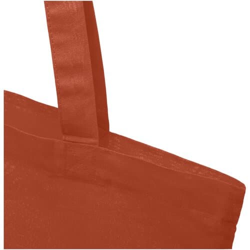 Madras 140 g/m² Baumwoll Tragetasche aus GRS recycelter Baumwolle, 7L