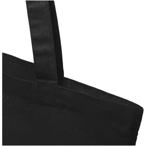Madras 140 g/m² Baumwoll Tragetasche aus GRS recycelter Baumwolle, 7L