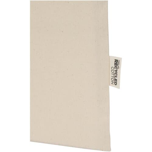Madras Blend 140 g/m² Tragetasche aus GRS-recycelter Baumwolle 7L