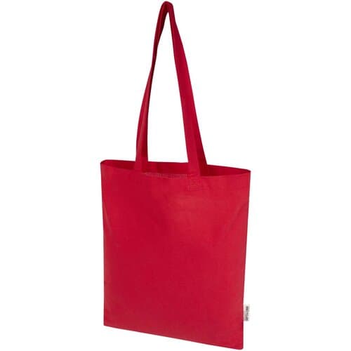 Madras Blend 140 g/m² Tragetasche aus GRS-recycelter Baumwolle 7L