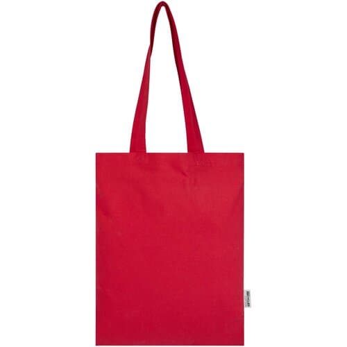 Madras Blend 140 g/m² Tragetasche aus GRS-recycelter Baumwolle 7L