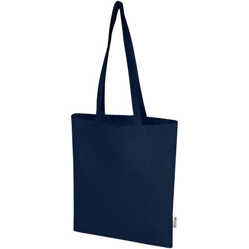 Madras Blend 140 g/m² Tragetasche aus GRS-recycelter Baumwolle 7L