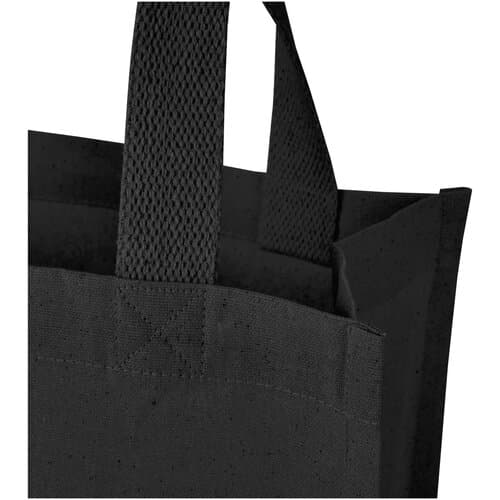 Odessa Mini-Tragetasche mit Bodenfalte aus 220 g/m² GRS Recyclingbaumwolle 9L