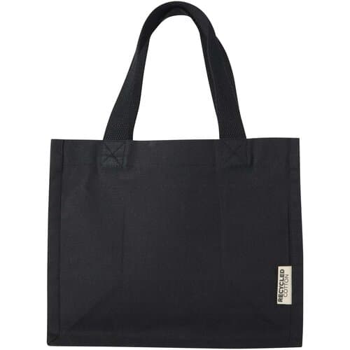 Odessa Mini-Tragetasche mit Bodenfalte aus 220 g/m² GRS Recyclingbaumwolle 9L