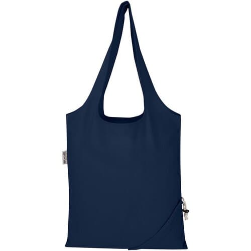 Madras Blend 140 g/m², GRS-zertifizierte, faltbare Baumwoll Tragetasche, 7 l