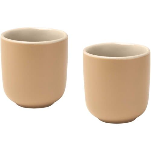 Male 90 ml Keramik Espressotassen – 2er Set, matt