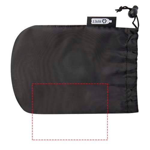 Pieter ultraleichtes und schnell trocknendes Handtuch aus rPET 130 x 80 cm – Druckbeispiel DTF Transfer 2 max. 100cm², 100 x 90 mm - Beutel