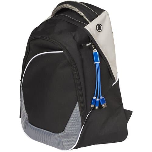 Metal 3-in-1 Ladekabel mit Schlüsselanhänger